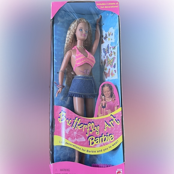 Butterfly Art Barbie NWT- Barbie in box, never opened - Picture 1 of 8